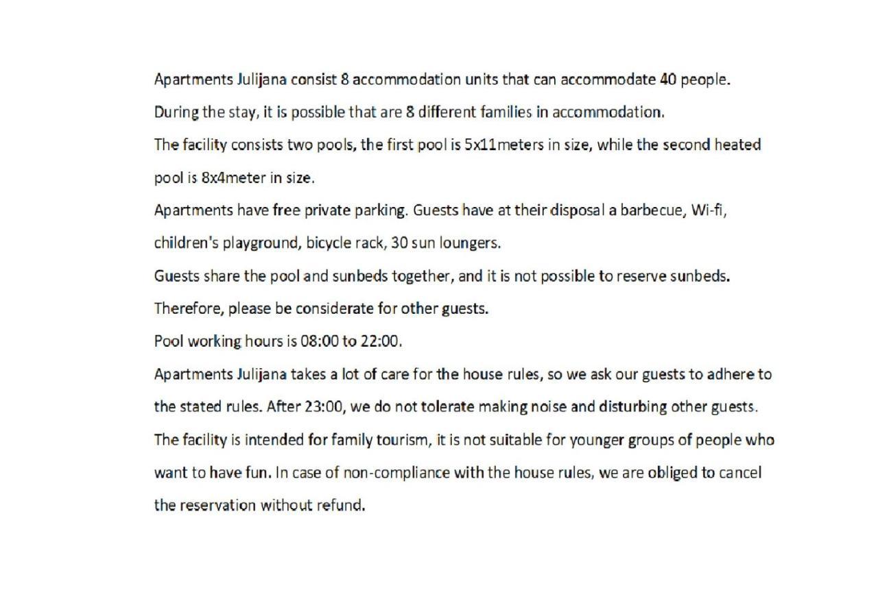 Apartments Julijana Privlaka  Exterior photo